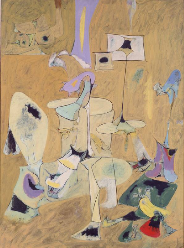 The Betrothal II, 1947 (oil & ink on canvas) à Arshile Gorky