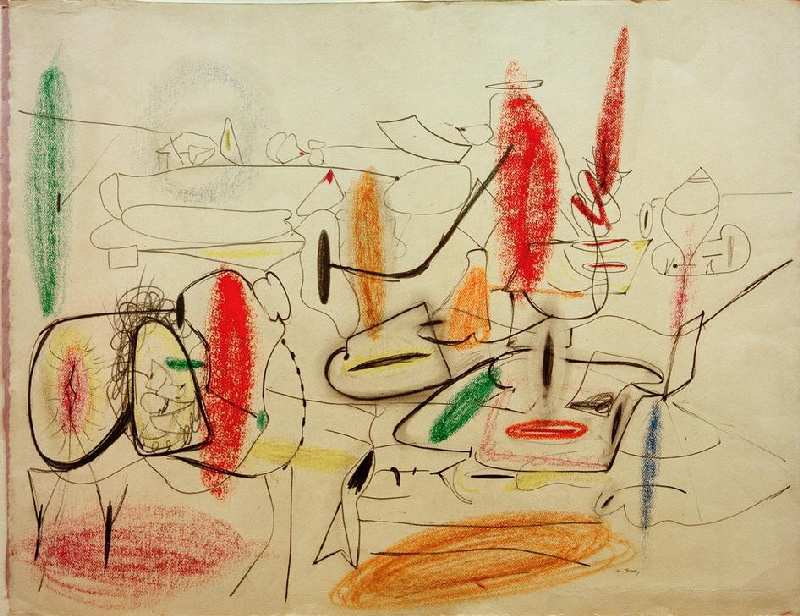 Untitled – Study for Painting à Arshile Gorky