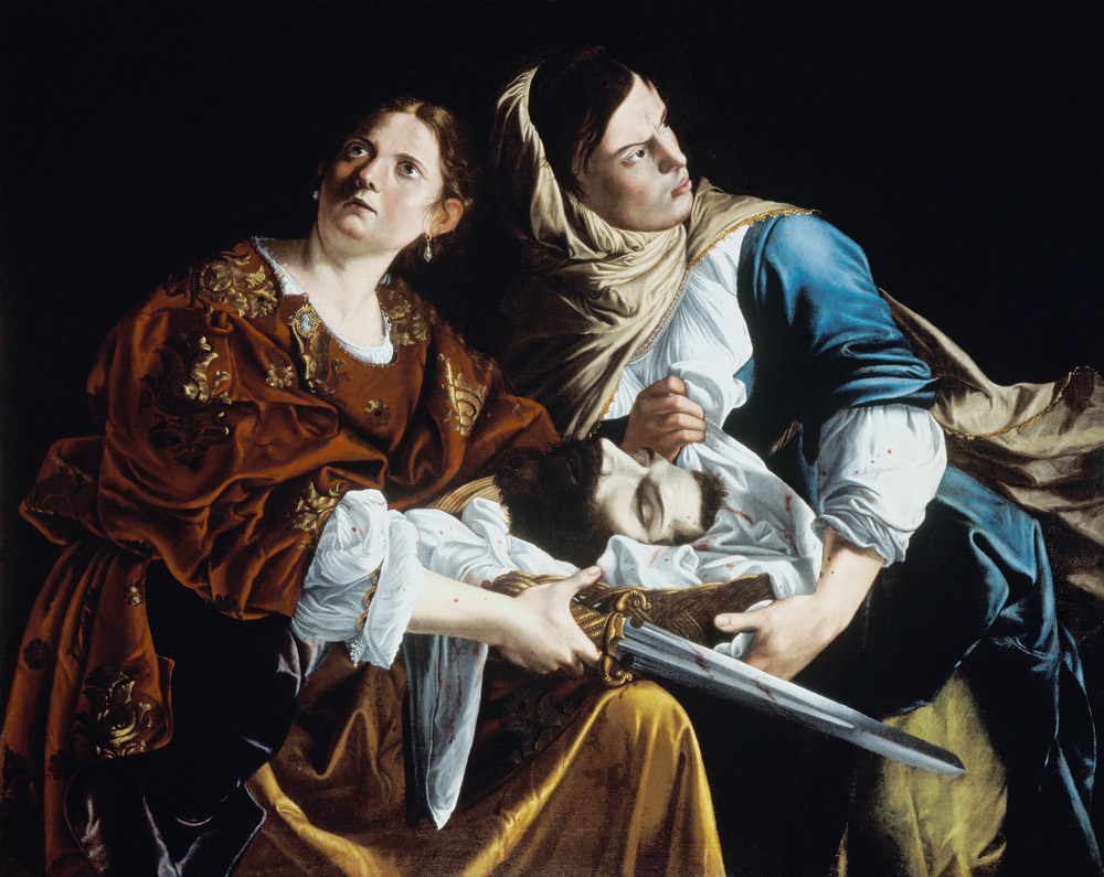 Judith avec la tête d'Holopherne. à Artemisia Gentileschi