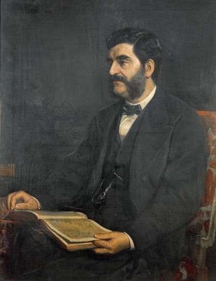 Portrait of Hormuzd Rassam à Arthur Ackland Hunt