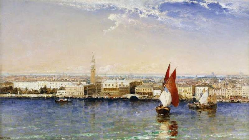 Bacino di San Marco, Venedig à Arthur Joseph Meadows