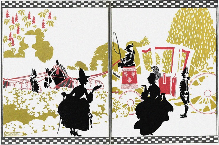 Illustration for Fairy Tale Cinderella à Arthur Rackham