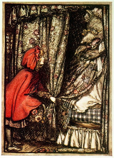 Little Red Riding Hood à Arthur Rackham