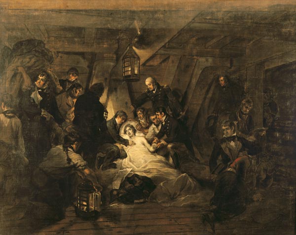 The Death of Nelson, 21st October 1805 à Arthur William Devis
