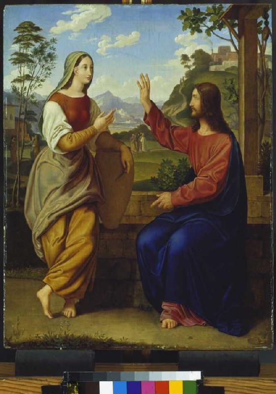 Le Christ et la Samaritaine au puits à Ary Scheffer
