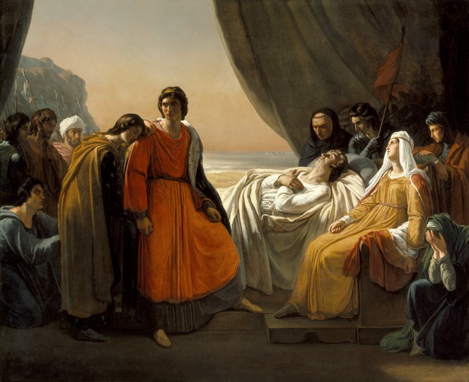 The Death of Saint Louis à Ary Scheffer