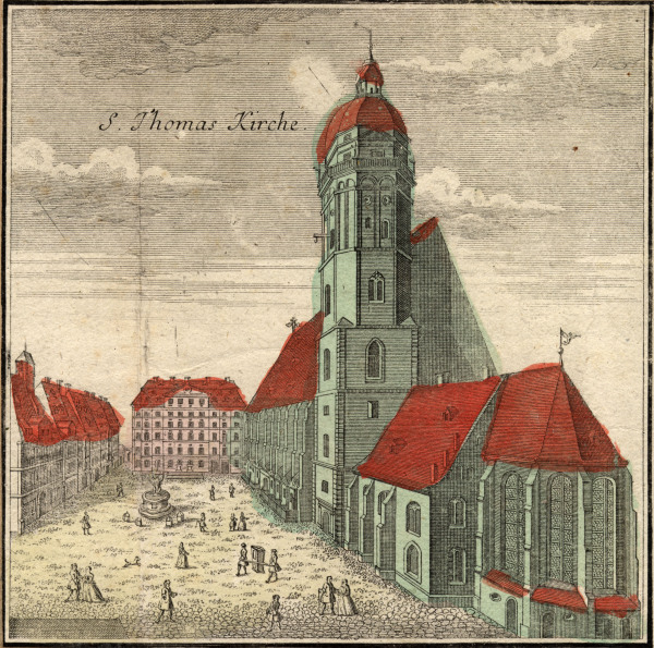 Leipzig , St.Thomas Church à Ary Scheffer