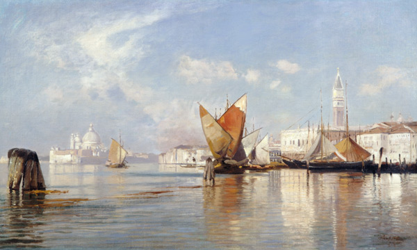 On the Lagoon, Venice à Ascan Lutteroth