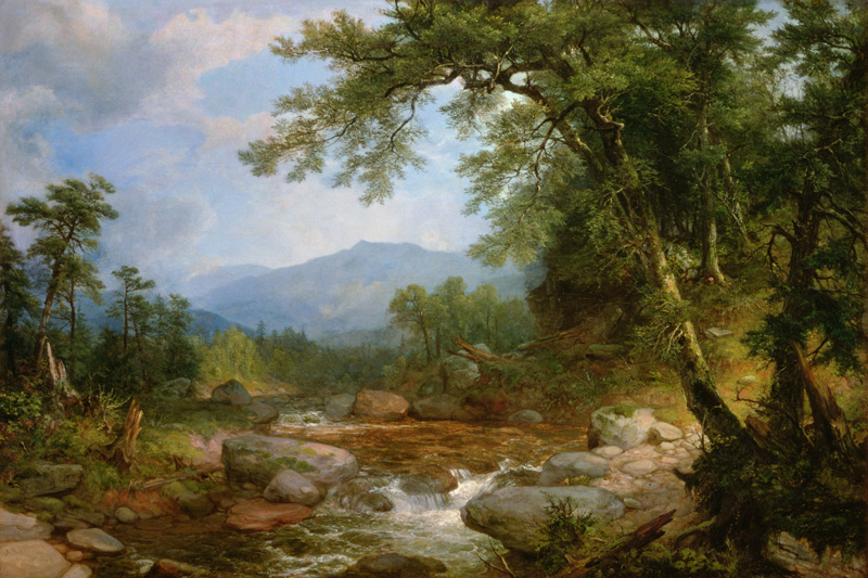 Monument Mountain, Berkshires, 1855-60 à Asher Brown Durand