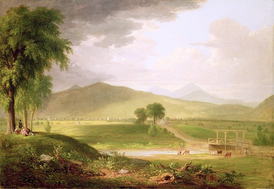View of Rutland, Vermont à Asher Brown Durand