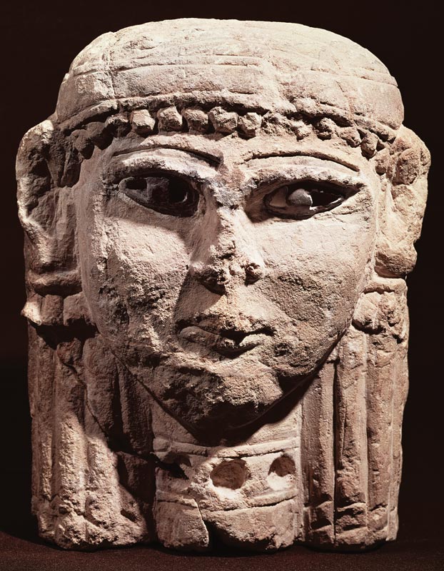Head of the goddess Ishtar, from Amman, Jordan à Assyrien