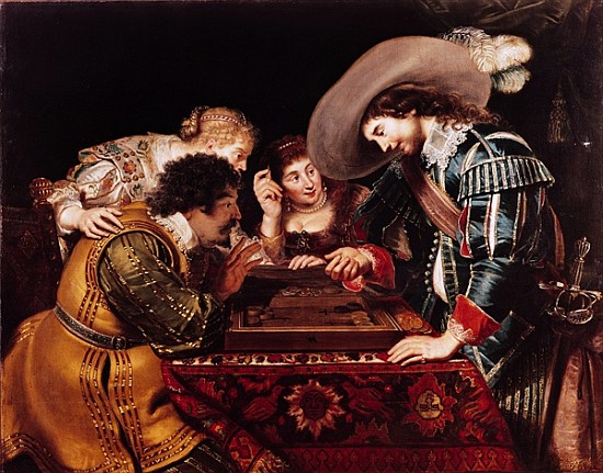 The Game of Backgammon à (attribué à) Cornelis de Vos