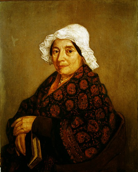Portrait of a woman à (attribué à) Francisco Jose de Goya y Lucientes