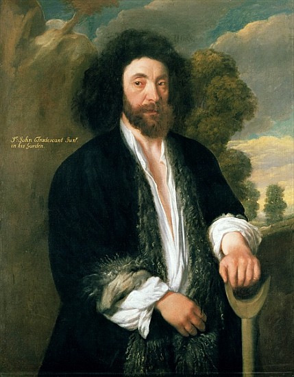 John Tradescant the Younger as a Gardener, 17th century à (attribué à) Thomas de Critz