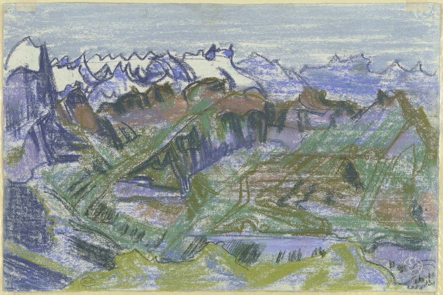 Mountainscape à August Babberger