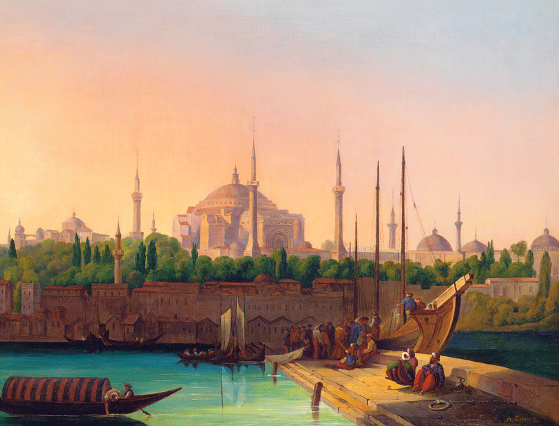 Hagia Sophia, Istanbul. à August Finke