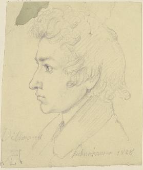 Bildnis eines jungen Mannes (J. F. Dielmann?)
