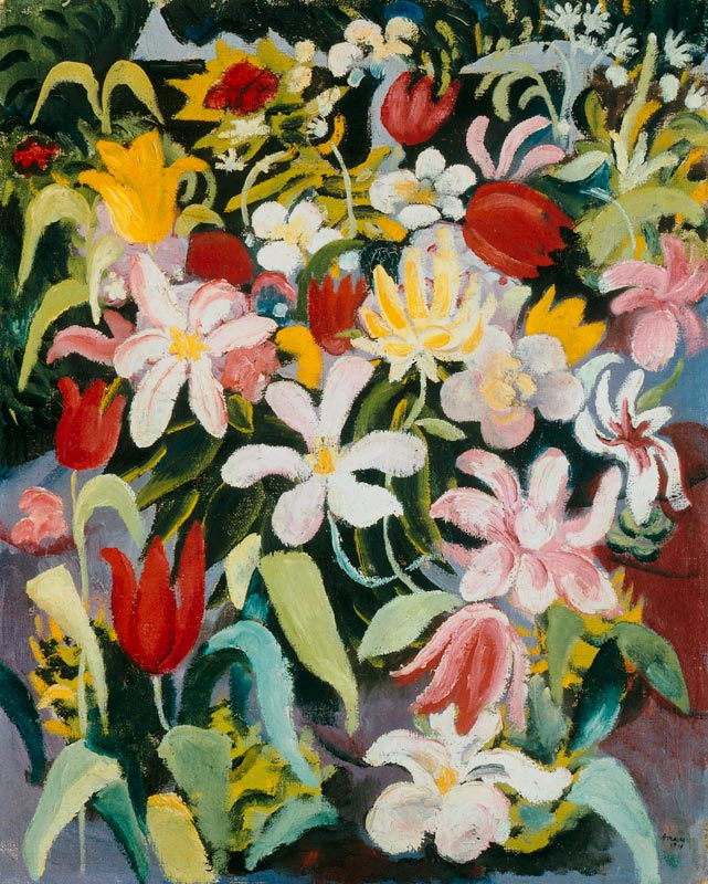 Tapis de fleurs à August Macke