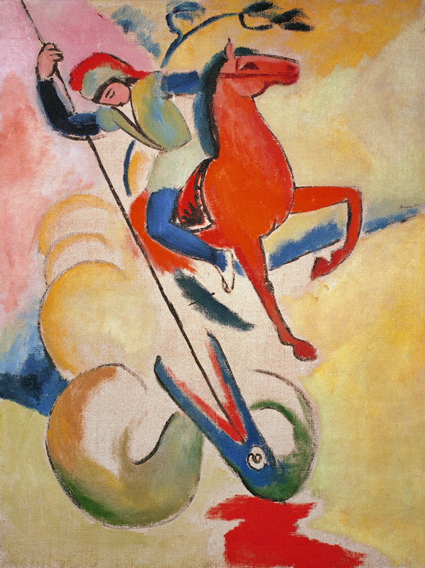 Heiliger Georg à August Macke