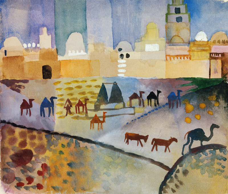 Kairouan I à August Macke