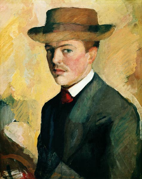 Autoportrait 1909 à August Macke