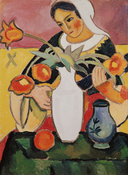 The Lute Player à August Macke