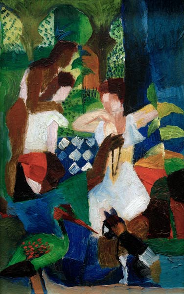 The Turkish Jeweller à August Macke