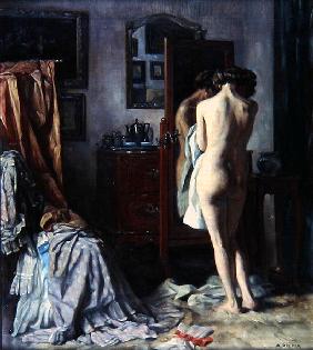 The Boudoir, c.1910 (oil on canvas) 
