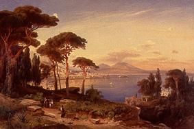 La baie de Naples à August Schaeffer
