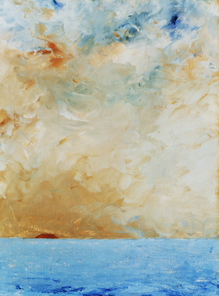coucher de soleil à August Strindberg