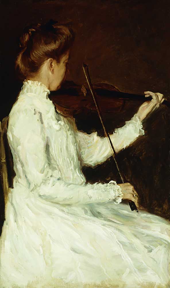 The Violinist, à August Vincent Tack