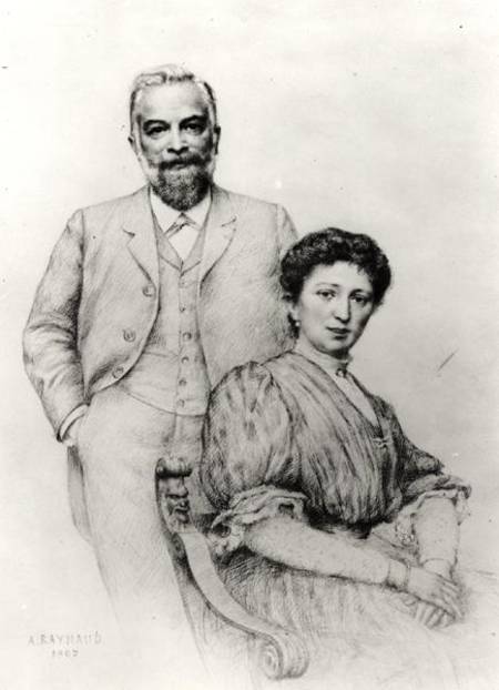 Adolphe Giraudon (1849-1929) and his wife, Claire à Auguste Raynaud