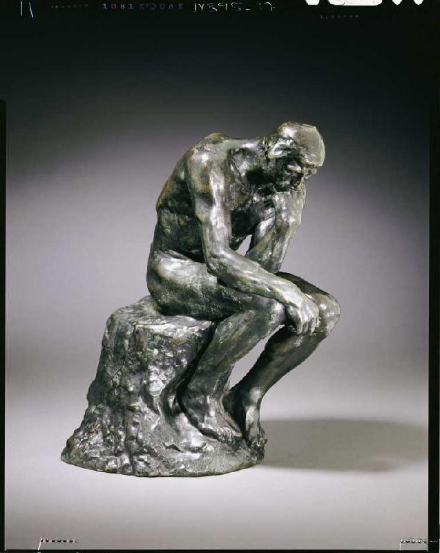 Der Denker. à Auguste Rodin