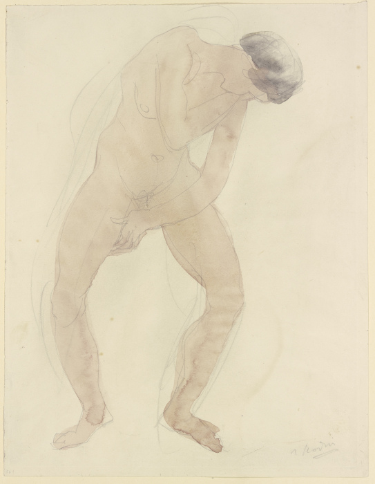 Stehender weiblicher Akt à Auguste Rodin