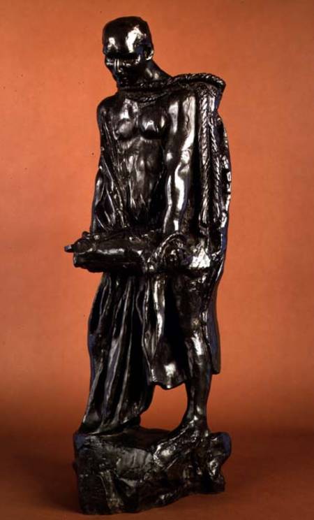 Study for Jean d'Air, from the Burghers of Calais à Auguste Rodin