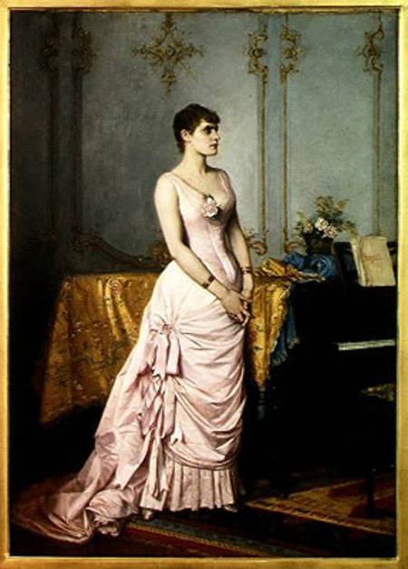 Portrait of Rose Caron (1857-1930) à Auguste Toulmouche