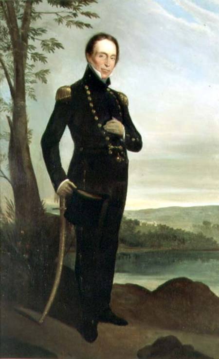 Portrait of Captain John Piper (1773-1851) à Augustus Earle