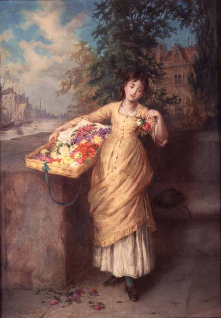 The Flower Seller à Augustus Edward Mulready