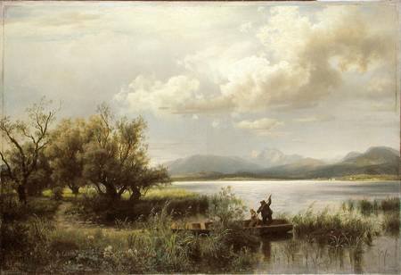 Bayern Landscape à Augustus Wilhelm Leu