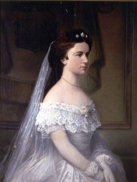 Empress Elizabeth of Bavaria (1837-98) à Ecole autrichienne