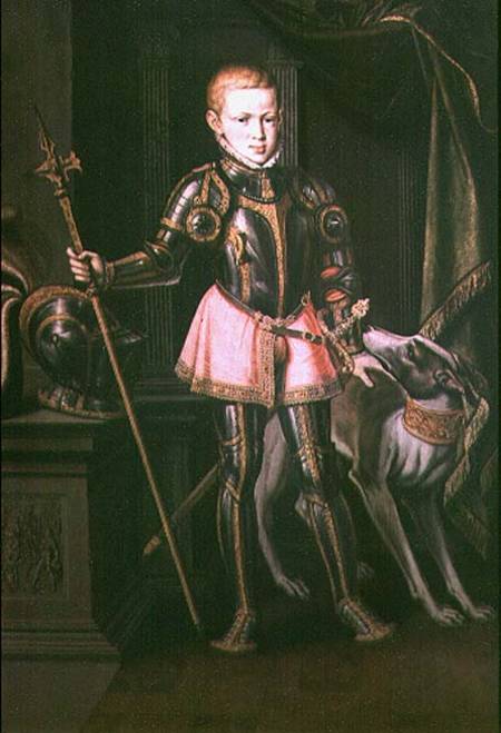 Ferdinand Maximilian Joseph I as a boy à Ecole autrichienne
