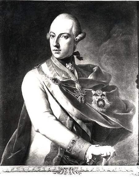 Portrait of Joseph II (1741-90) of Habsbourg-Lorraine à Ecole autrichienne