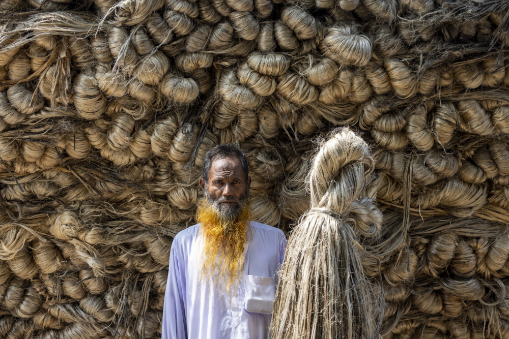 Jute seller à Azim Khan Ronnie