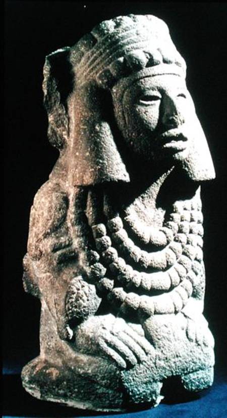 The Goddess Chalchihuitlicue, found in the Valley of Mexico à Aztec