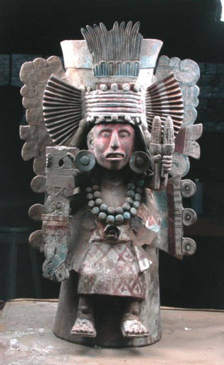 Votive Vessel with an image of Xilonen à Aztec