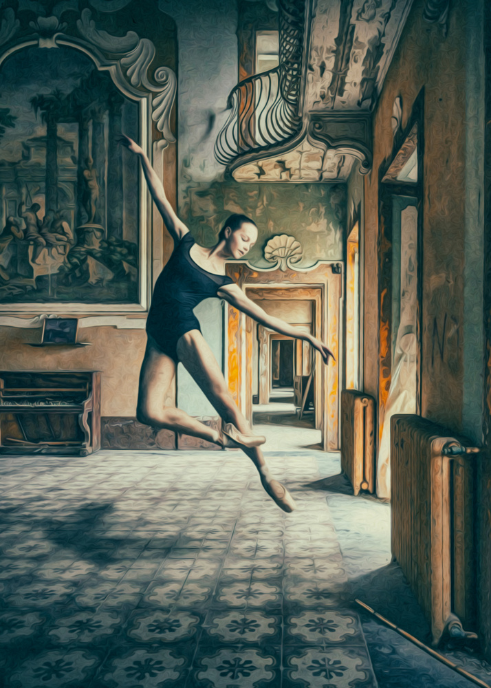 Abandoned Ballet Digital Painting 3 à Baard Martinussen