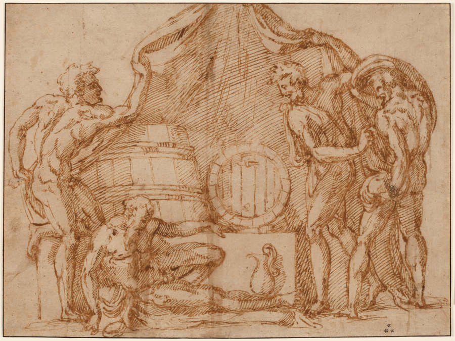 Drunkenness of Noah à Baccio Bandinelli