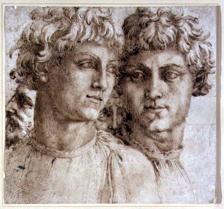 Study of Heads à Baccio Bandinelli