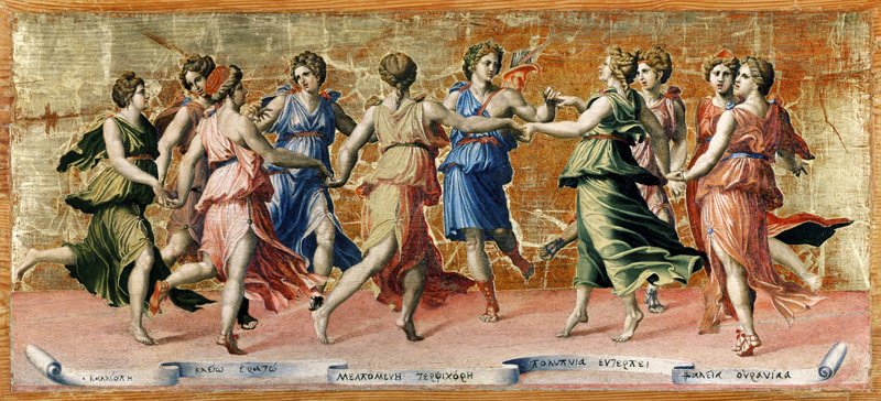 Apollo und die tanzenden Musen. à Baldassare Peruzzi