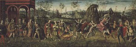 The Rape of the Sabines à Baldassare Peruzzi